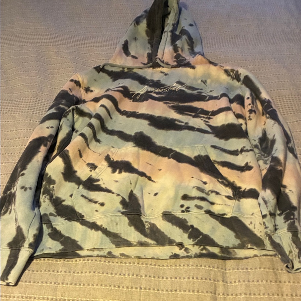Aeropostale Multicolor Tie-Dye Hoodie